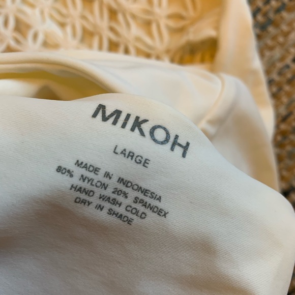 Mikoh Antigua One Piece in Bone, sz L - Picture 5 of 5